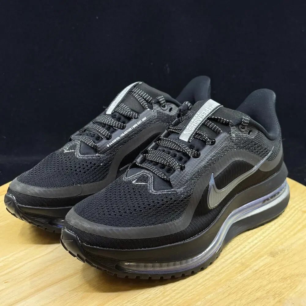 Nike Men's Pegasus Premium Black Metallic Silver HQ2592 005 Size 8.5
